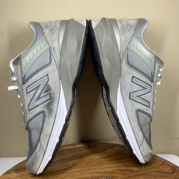 New Balance 990v5 Made In USA Low Castlerock Mens Size 13 Gray Shoes M990GL5 - Picture 7 of 11